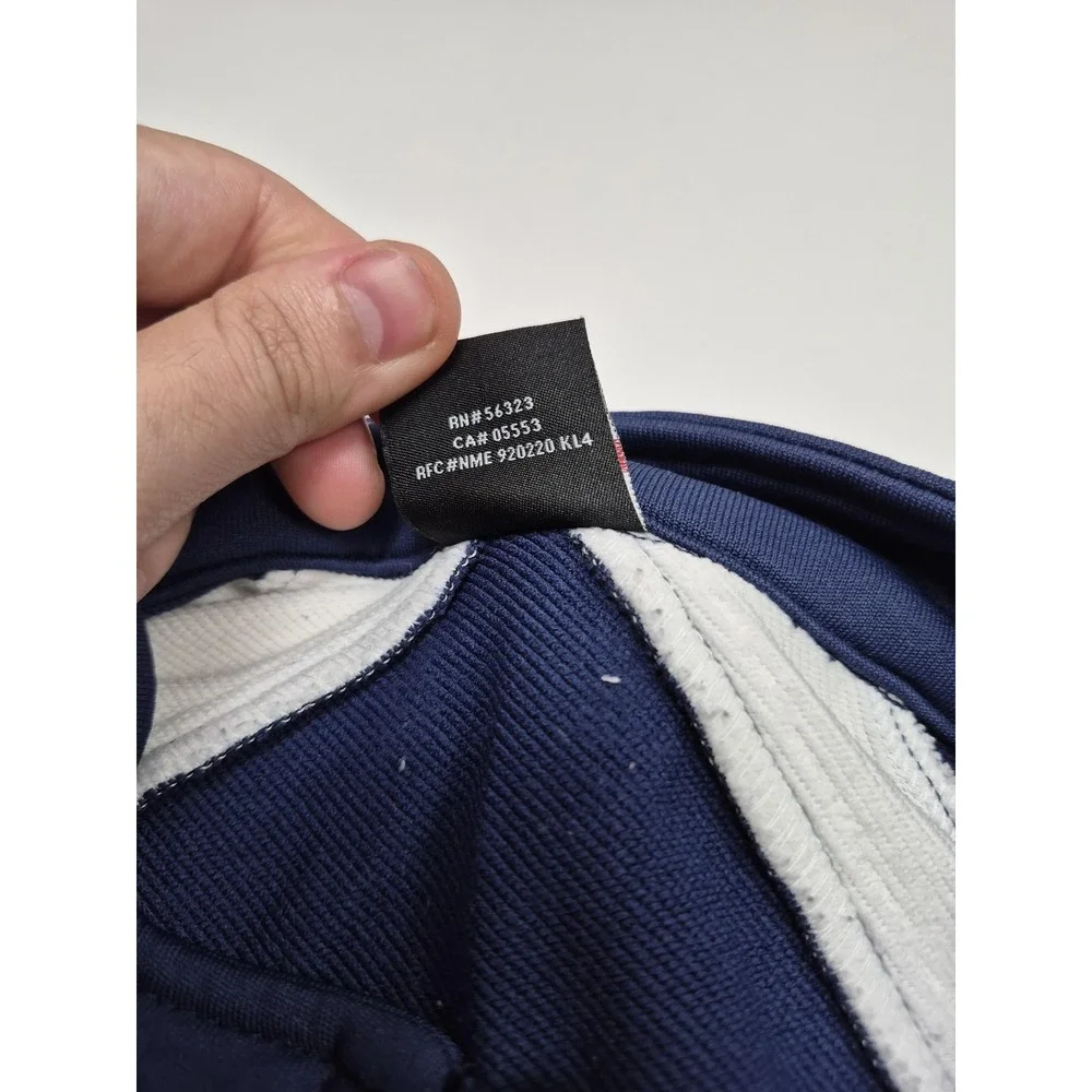 Jordan Track Jacket Mens XL Blue White Full Zip Colorblock Jumpman Logo Athletic